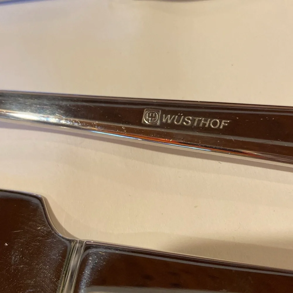 Wusthof Stainless Steel 10 Piece Steak and Carving Set with Presentation Chest